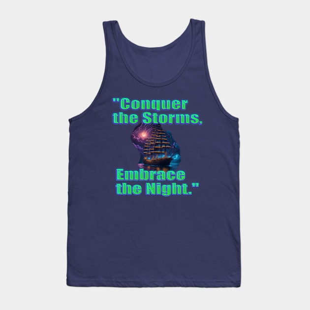 conquer the storms, embrace the night Tank Top by HTA DESIGNS